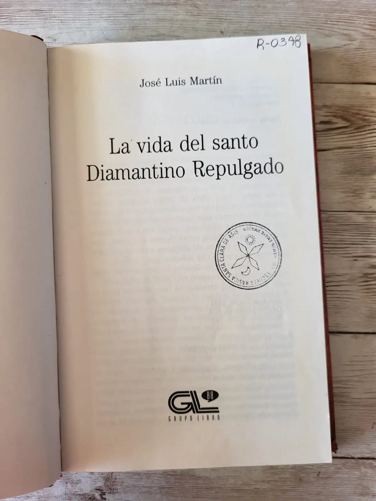 La vida del santo Diamantino Repulgado / José Luis Martín / Ficción narrativa / Sátira  3