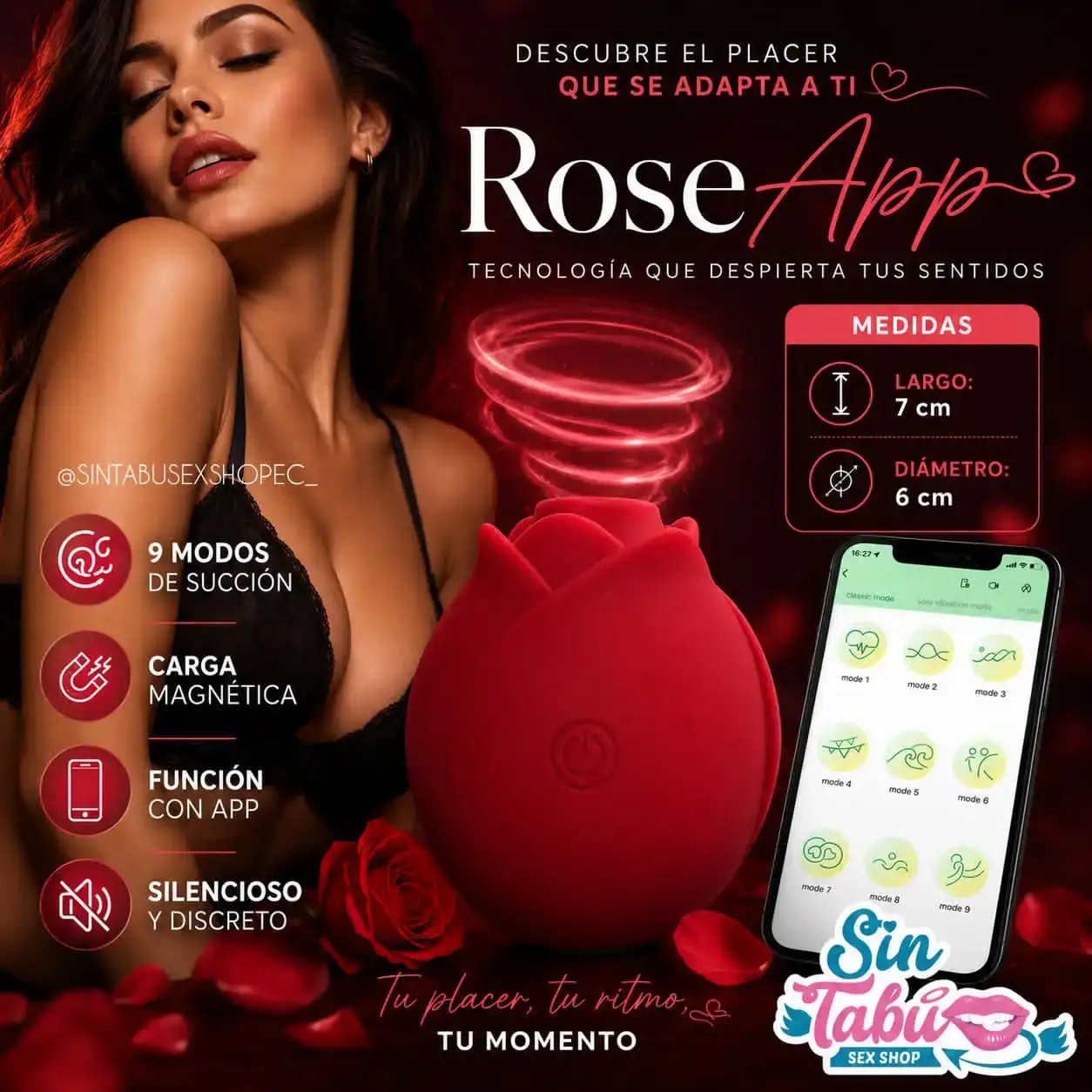 SUCCIONADOR ROSE APP 