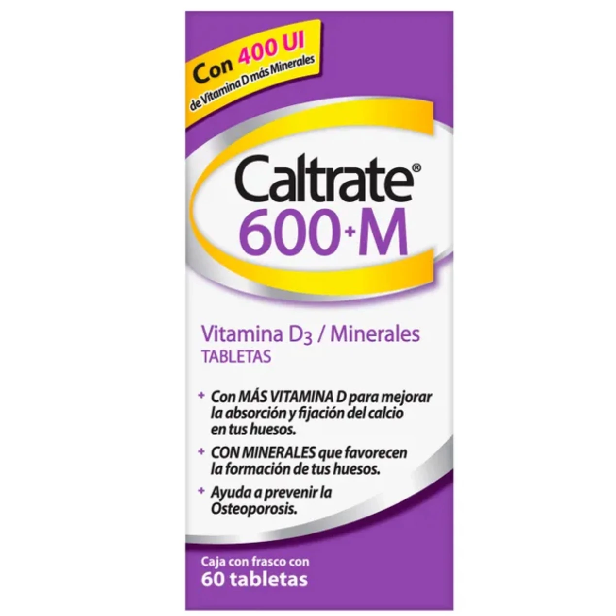 Caltrate 600+M  30 tabletas