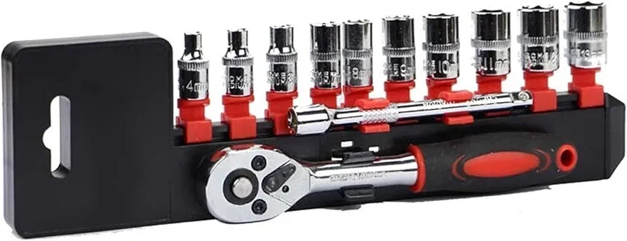 Juego de Tubo 12 piezas + llave, drive socket set 4