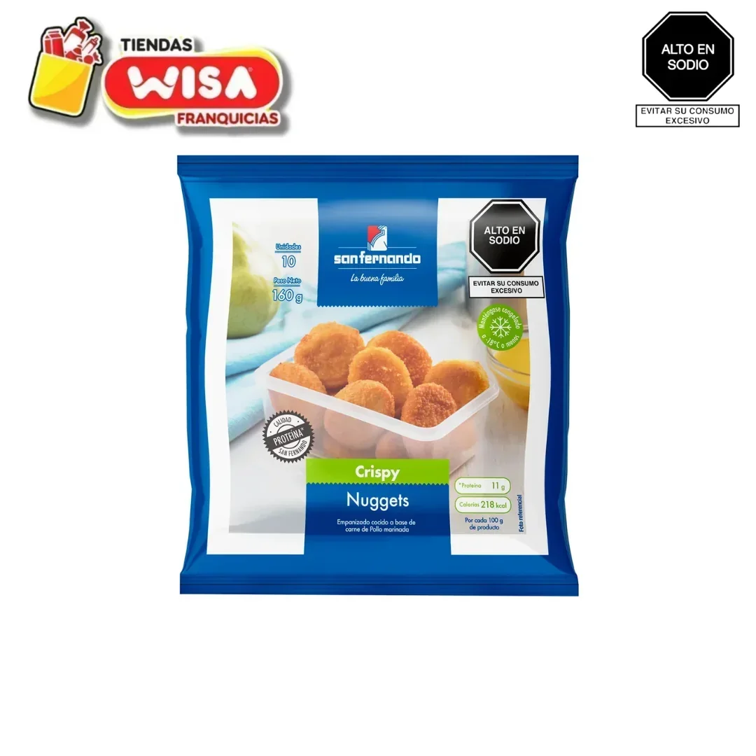 Nuggets de Pollo San Fernando x 10 UND