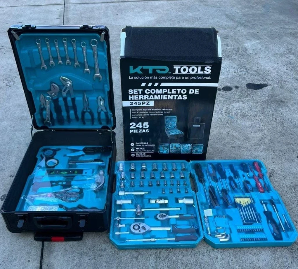 MALETÍN DE HERRAMIENTAS KTD 245 PIEZAS