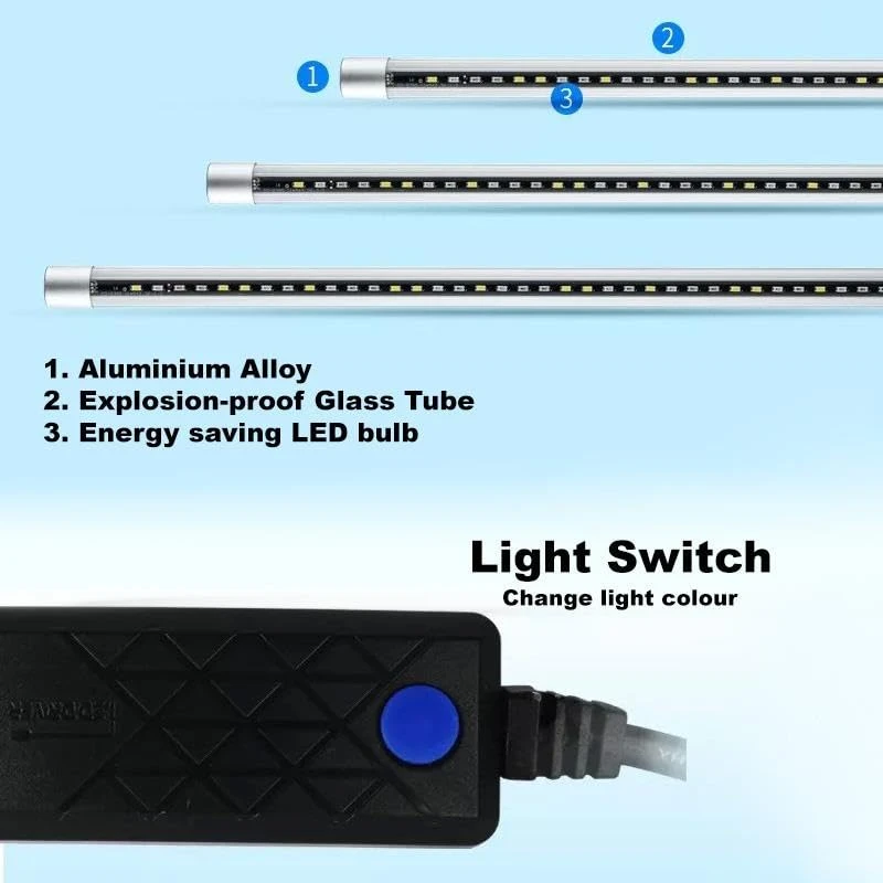 Lampara Led Sumergible Sobo 42cm 5w T8-490F 3