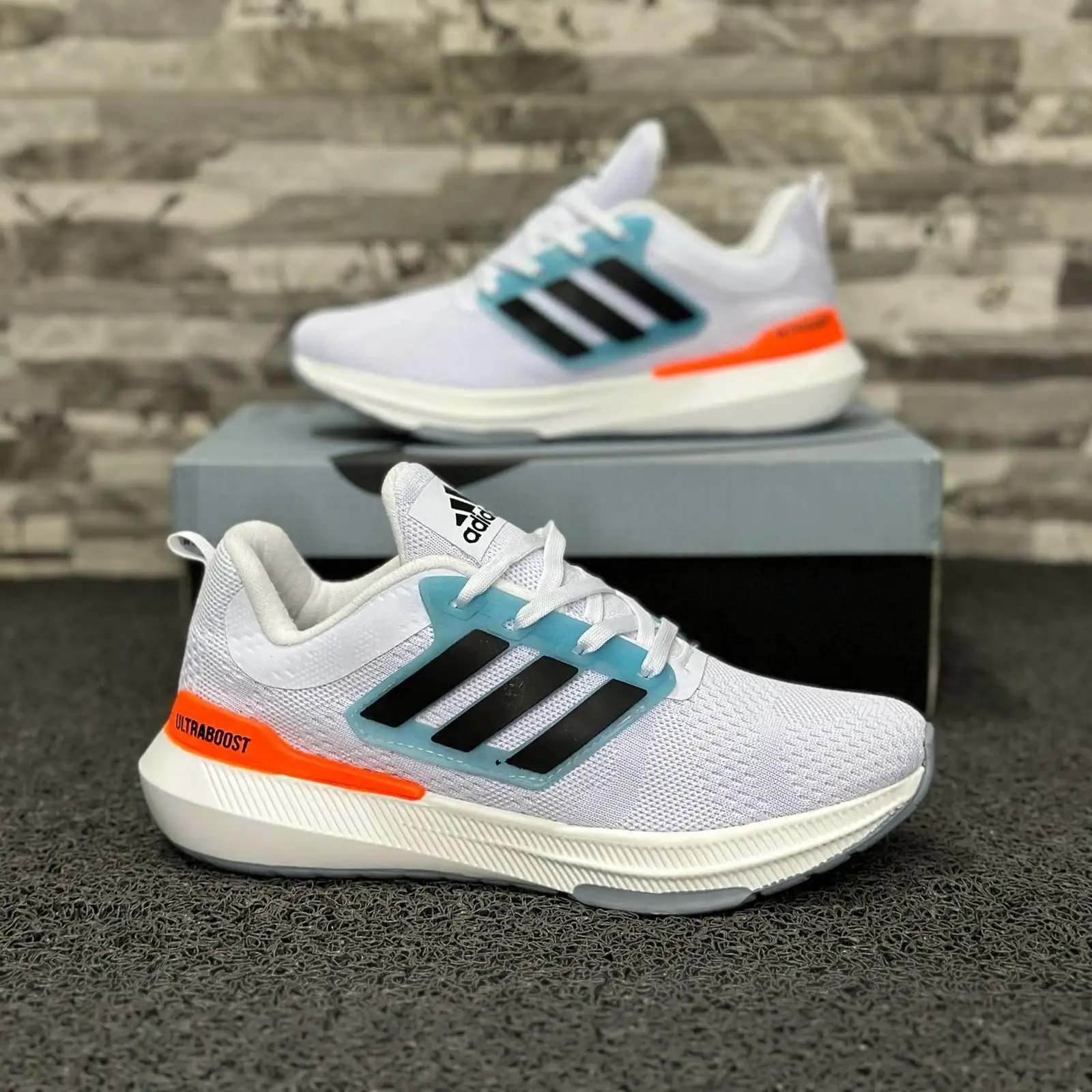 Tenis Adidas Ultraboots Blanco Naranja Caballero