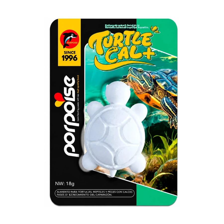 Calcio Acondicionador Para Tortugas Porpoise Turtle Cal+ 18g