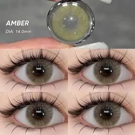 Lentes de contacto - Referencia: QUEEN / AMBER  4