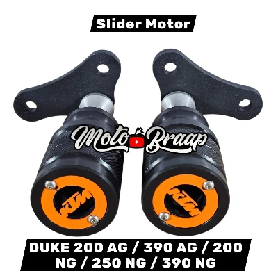 DUKE 200 NG / 250 NG / 390 NG / 200 AG / 390 AG / Juego slider de motor Naranja KTM ML