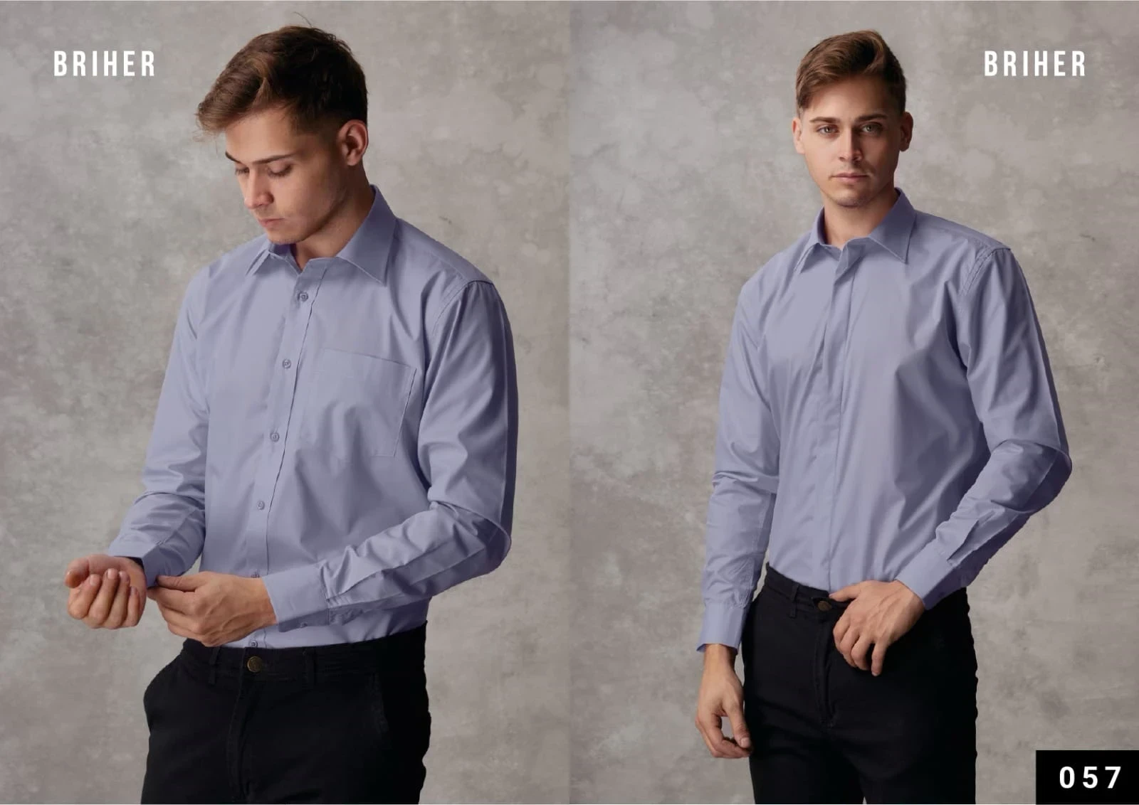 CAMISAS DE VESTIR LISAS  5