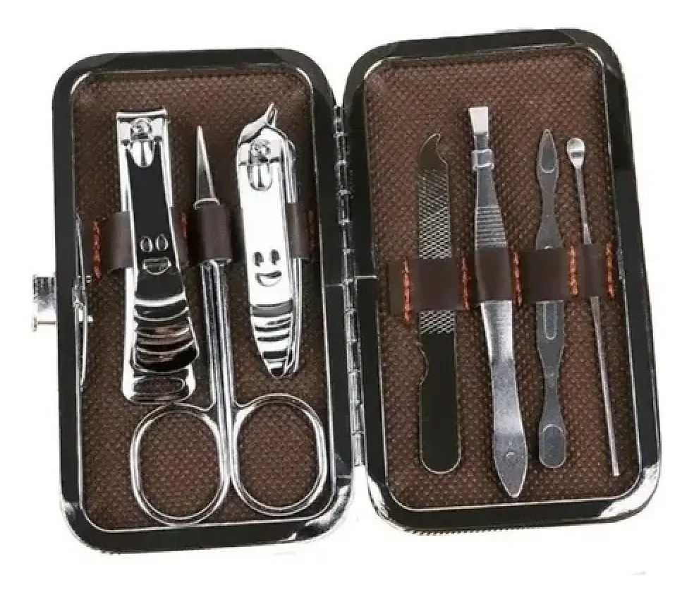 Set Manicure 7 Piezas Herramientas Corta Uñas