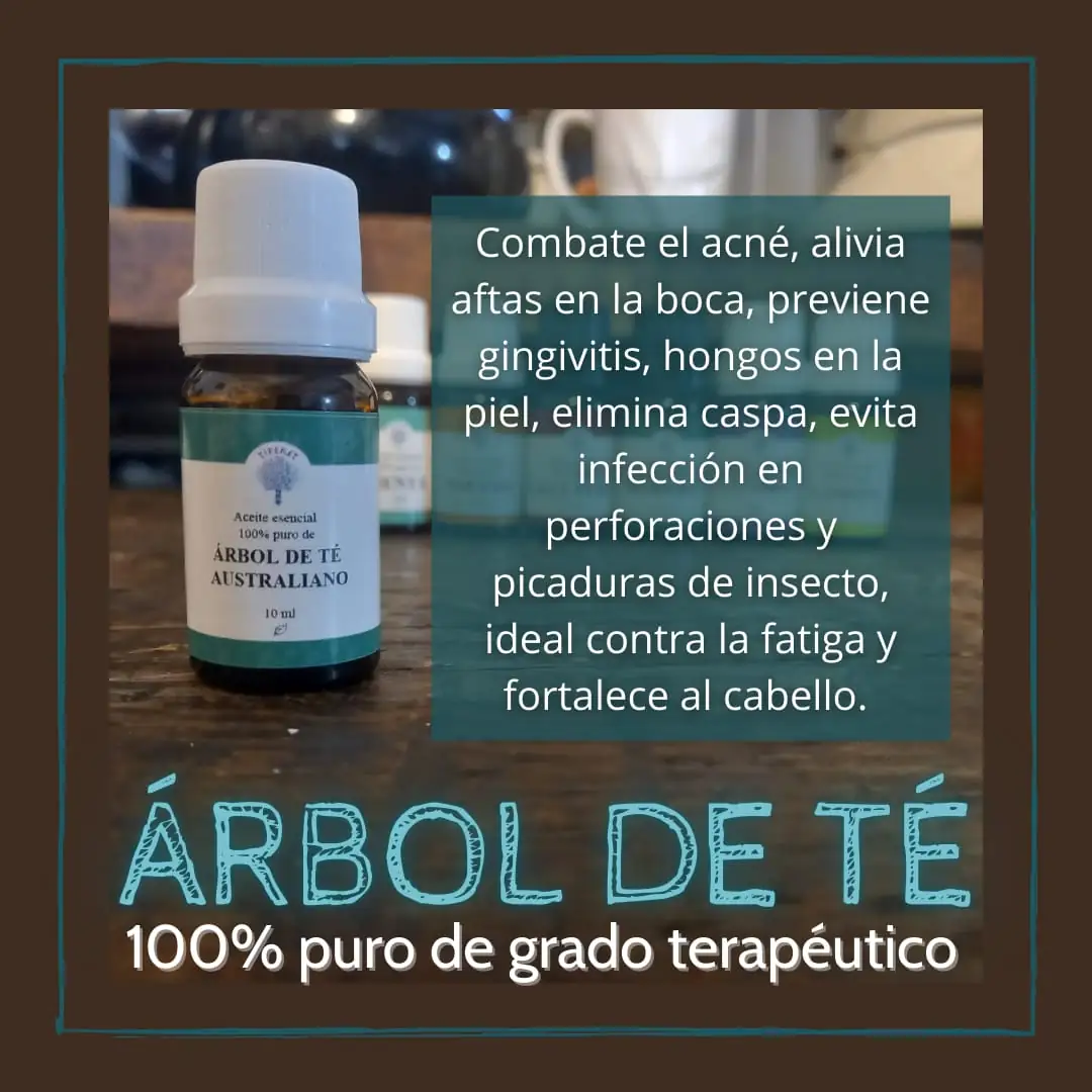 Aceite esencial Árbol de té 10, 30 y 100 ml