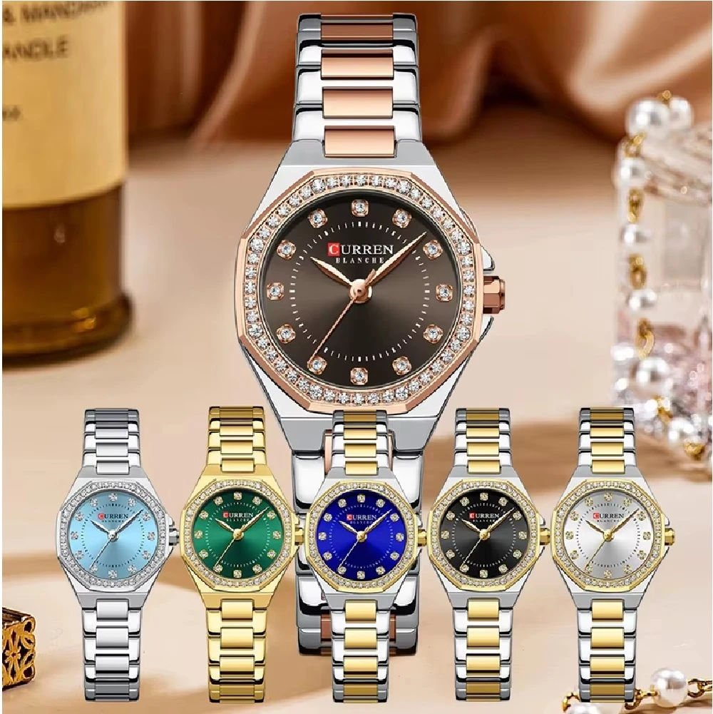 Reloj Curren 9100 Para mujer elegante 