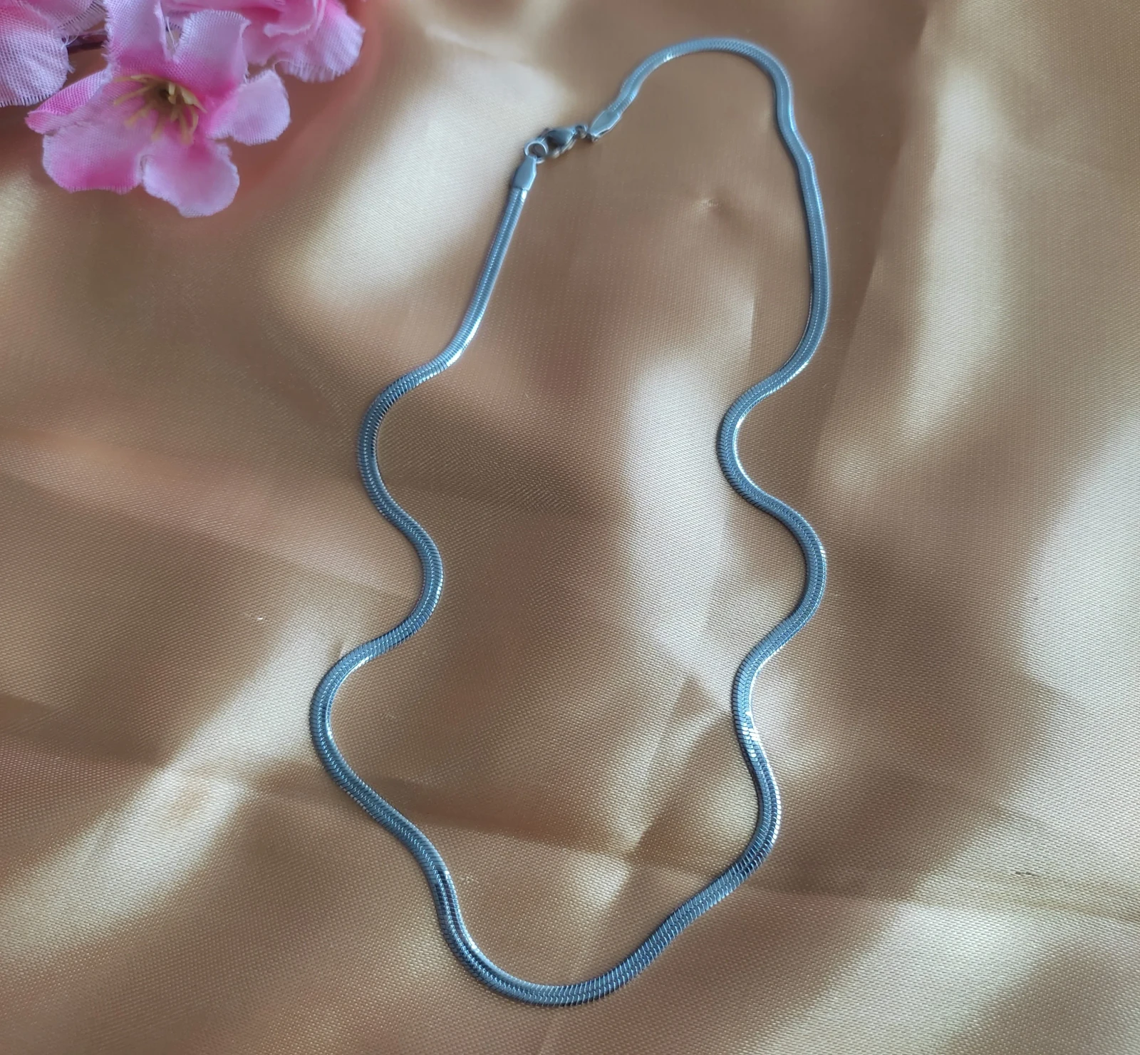 CADENA SILVER SNAKE MEDIANA 