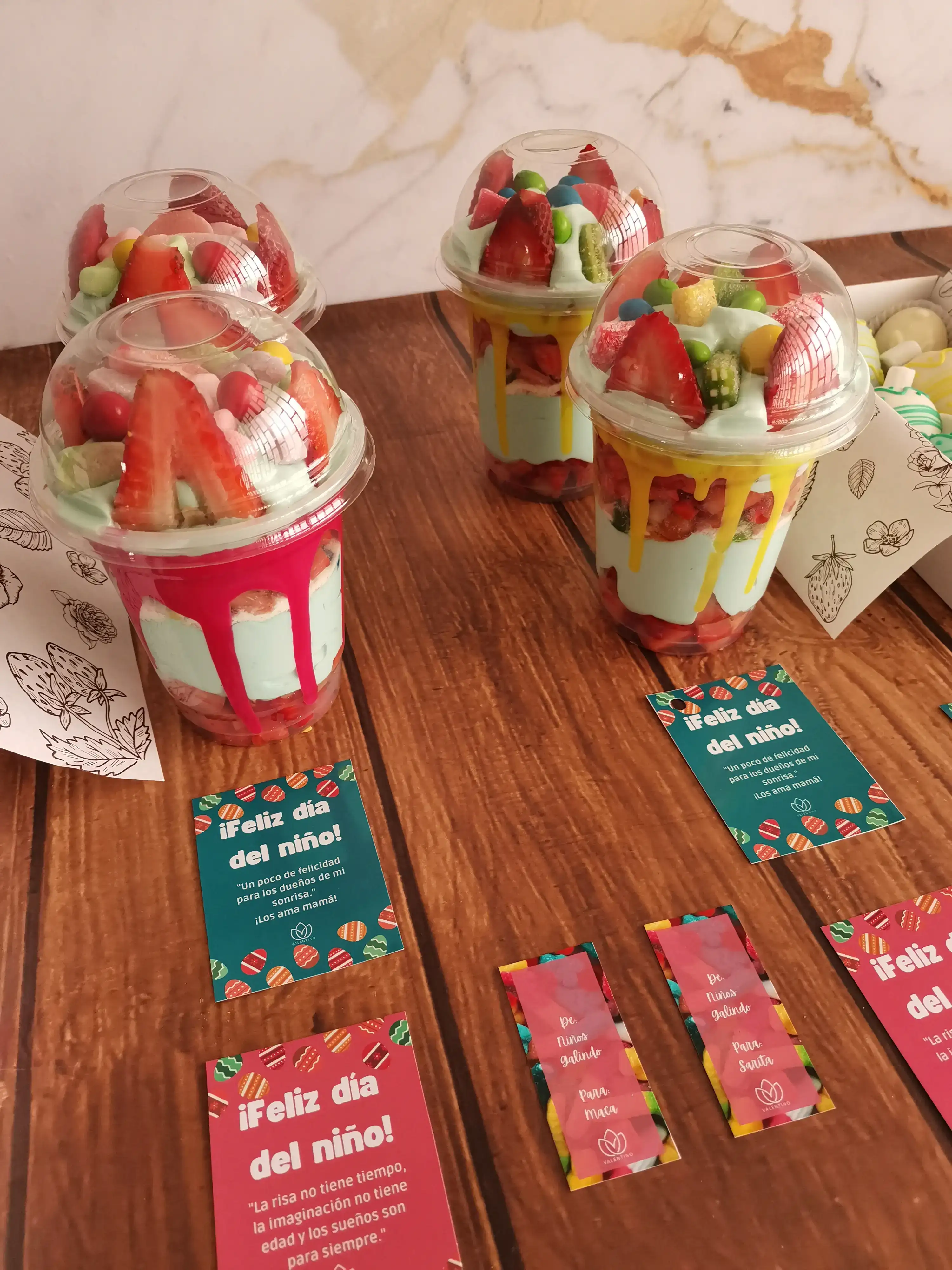 Fresas con crema Kids