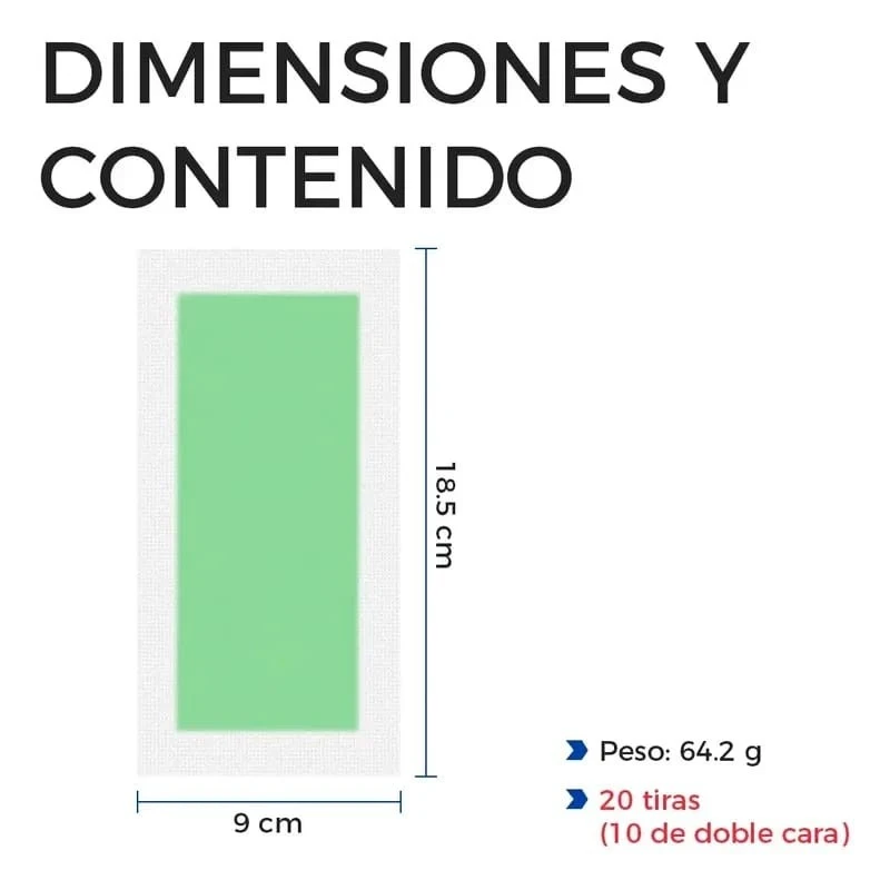 BANDAS DEPILADORA CON CERA 3