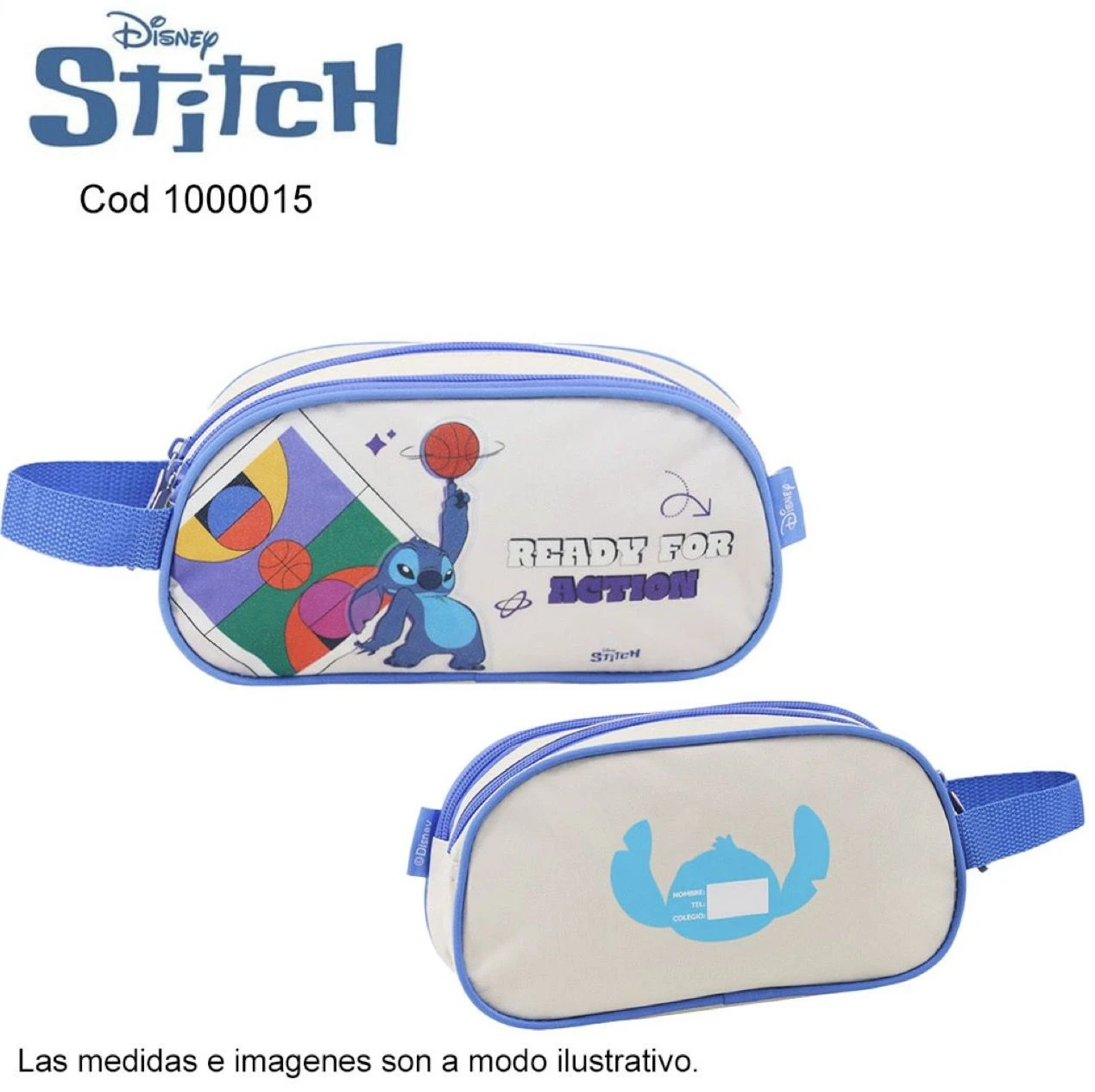 Canopla cartuchera Stich