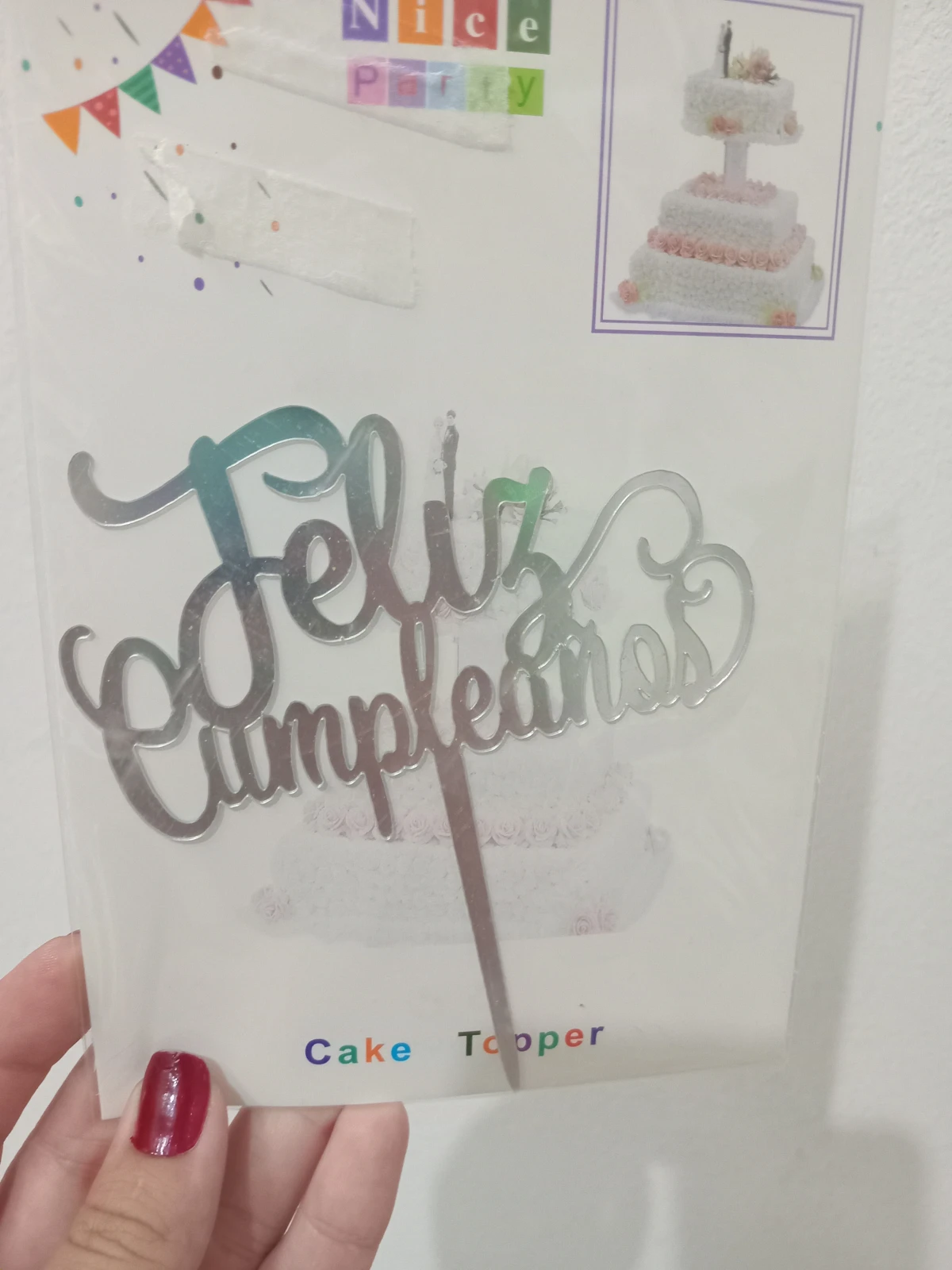 Toper feliz cumpleaños