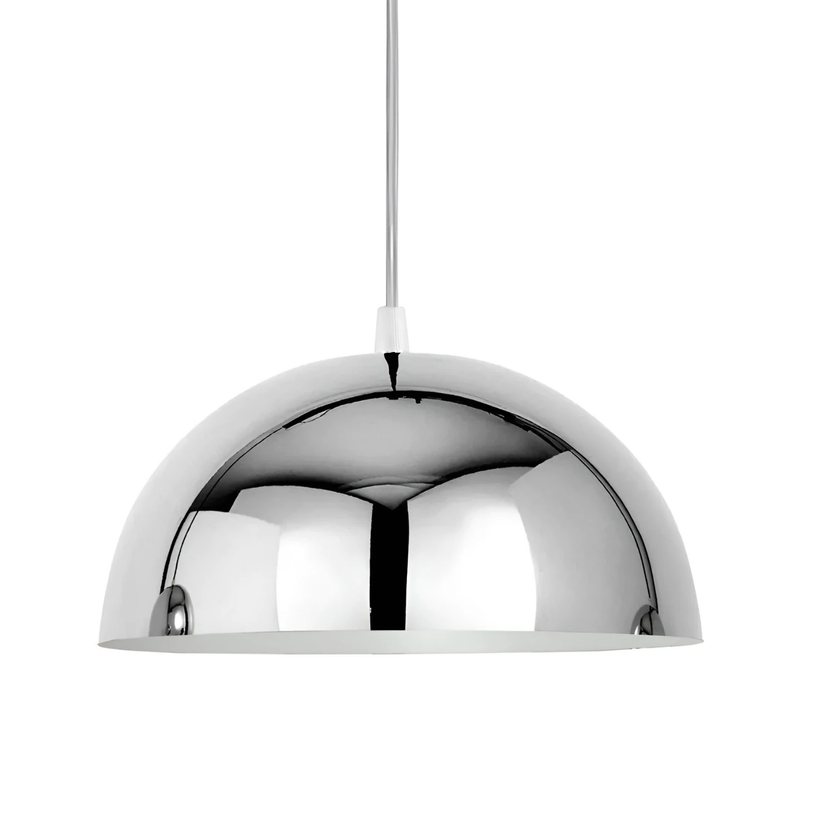 LAMPARA COLGANTE, LINEA VESSEL, 30*15CM, E27 1, ALUMINIO, CROMADO