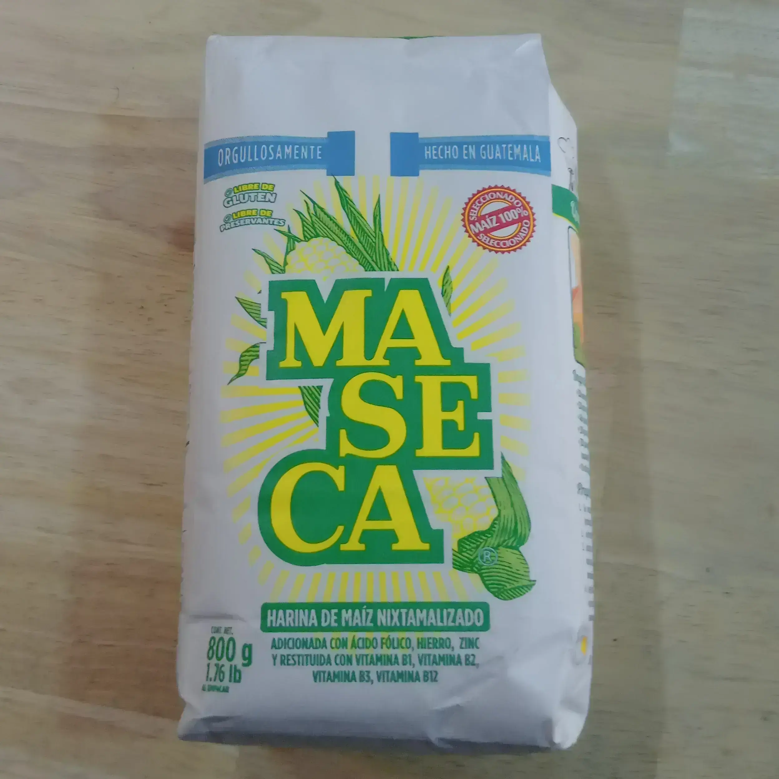 Harina de maiz maseca 800 g