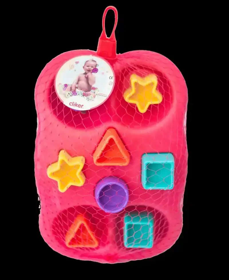 Bandeja Encastre ROJO - 8 Formas  1ra Infancia. 2