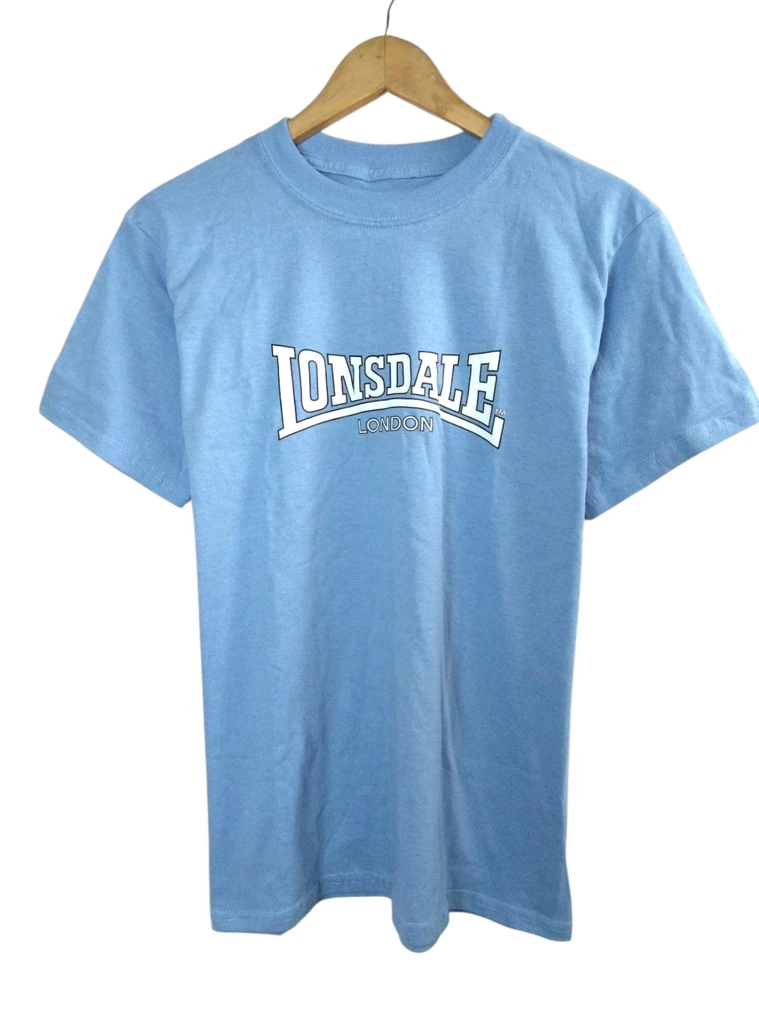 Camiseta estampado celeste Lonsdale  2