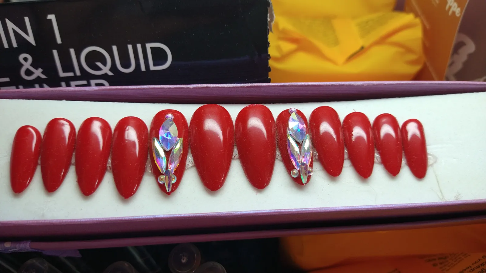 Uñas rojo