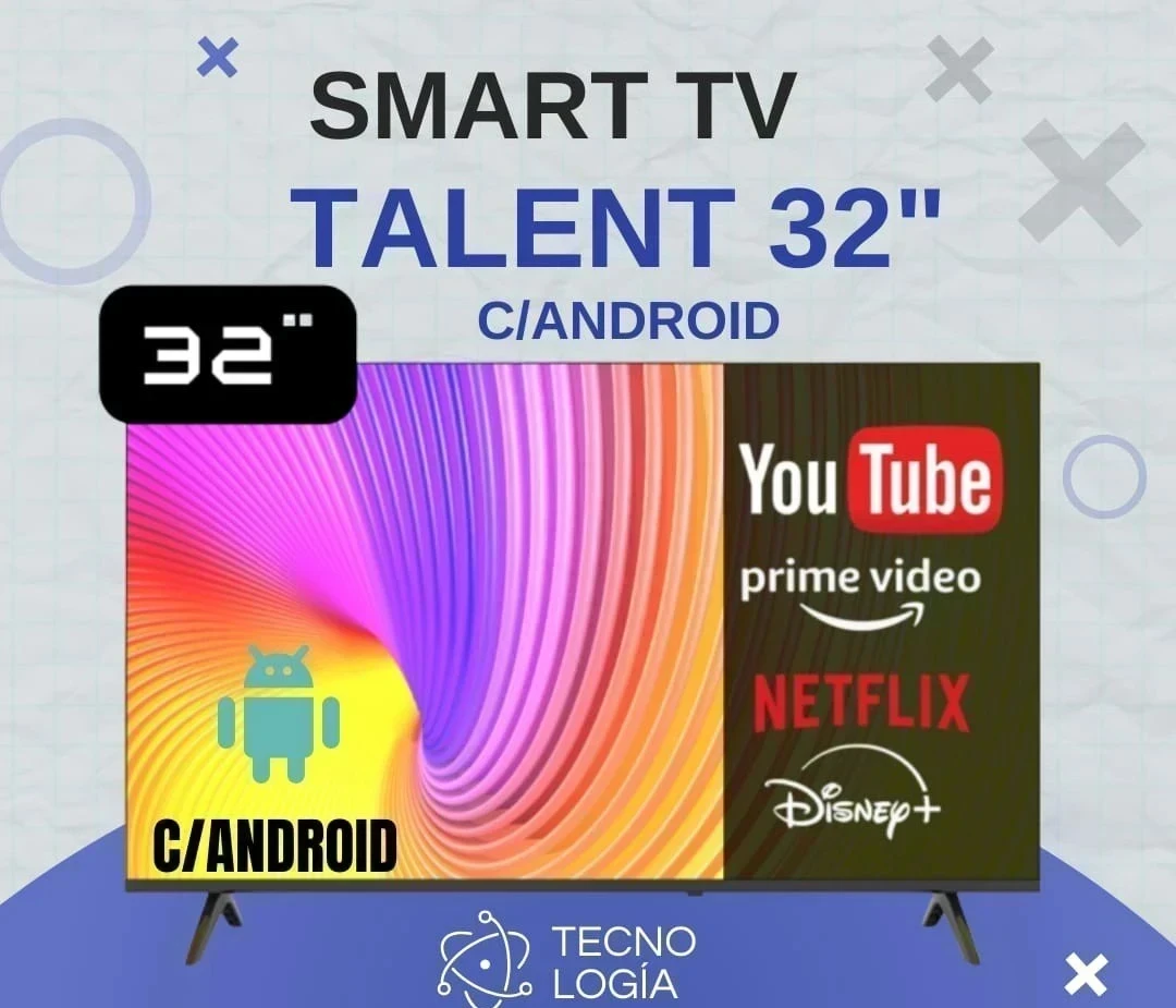 SMART TV TALENT 32" C/ANDROID HD