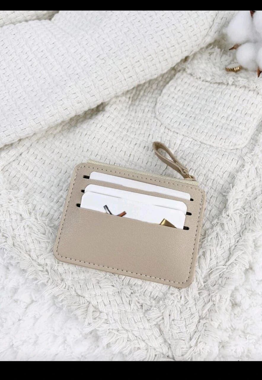 Monedero Tarjetero Southland Ultra-Slim– Diseño Minimalista en Poliuretano con Cierre Dorado. 3