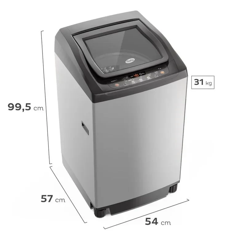 LAVARROPAS GAFA 7KG CARGA SUPERIOR SILVER 3