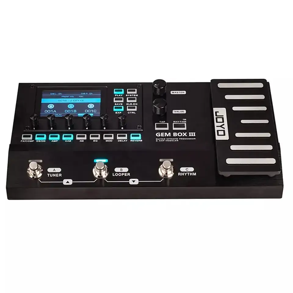 JOYO joya caja lll guitarra Pedal sintetizador Multi-procesador de efectos Overdrive Pedal de distorsión 4