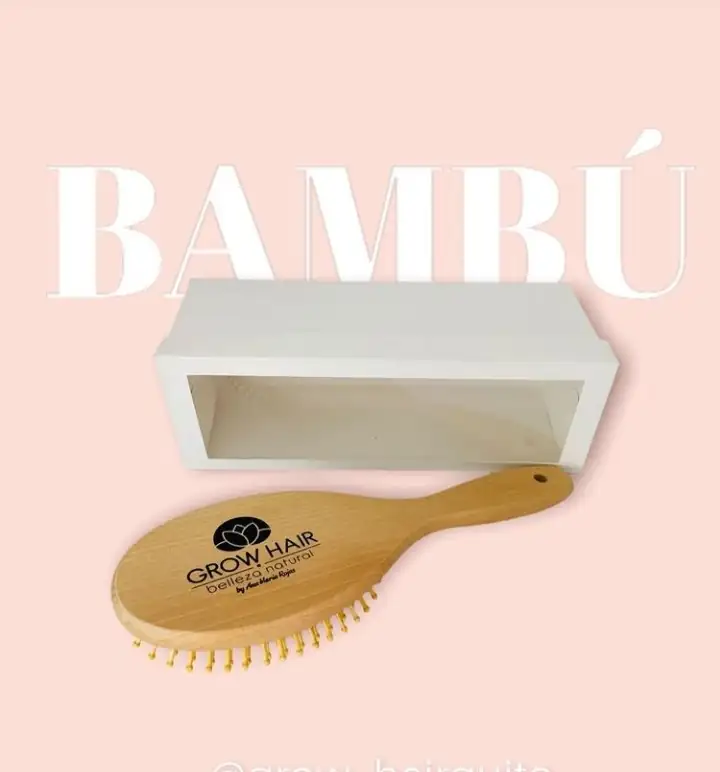 Cepillo Bambu Grow Hair