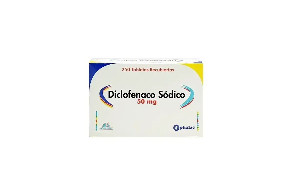 DICLOFENACO 50 MG X 250 TBL ANGLO