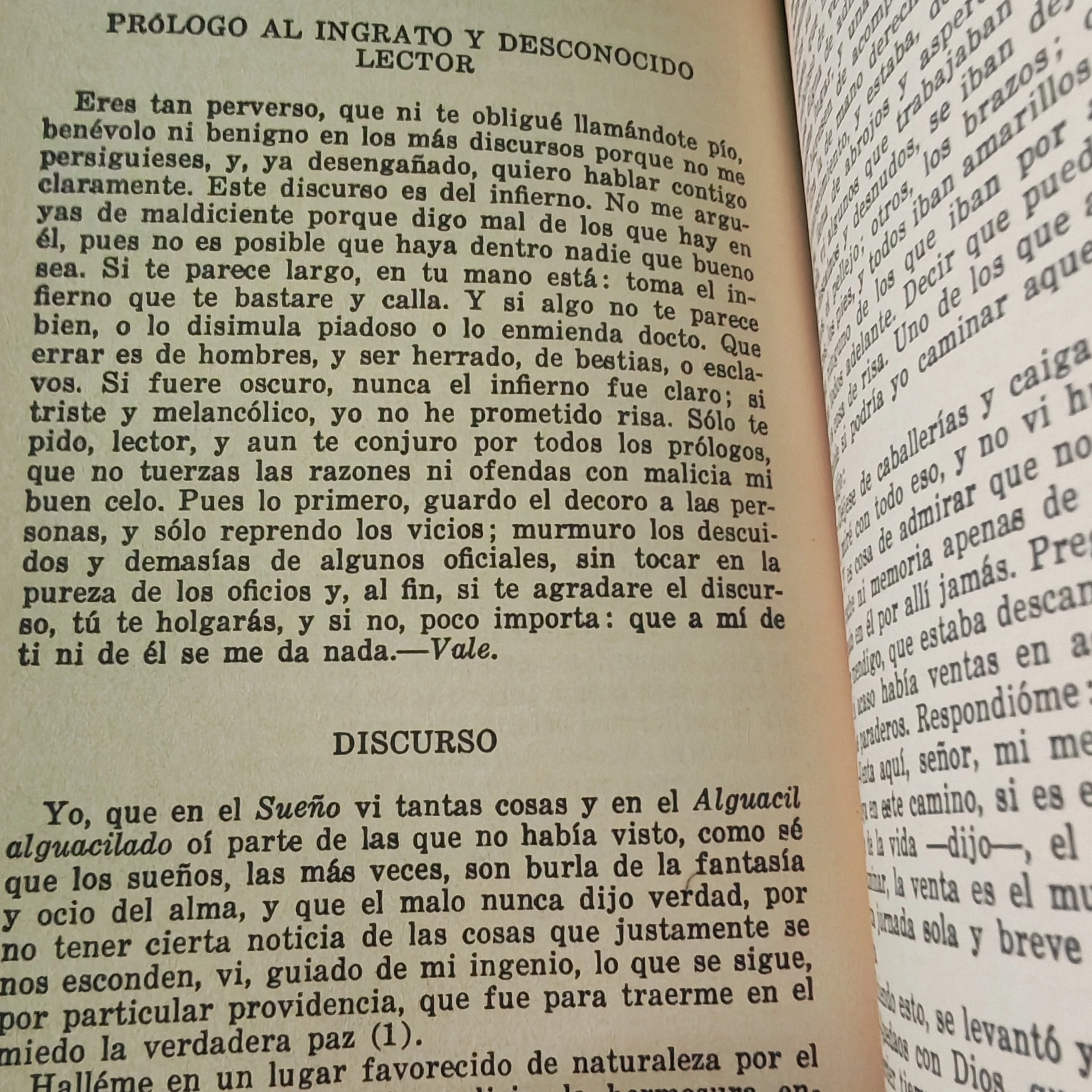 Los sueños, Francisco de Quevedo usado  2
