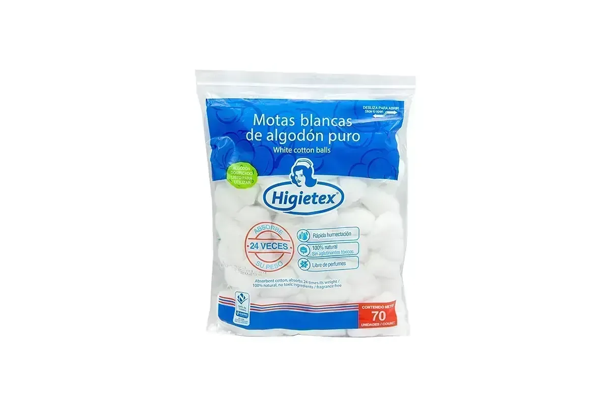 MOTAS DE ALGODON X 70