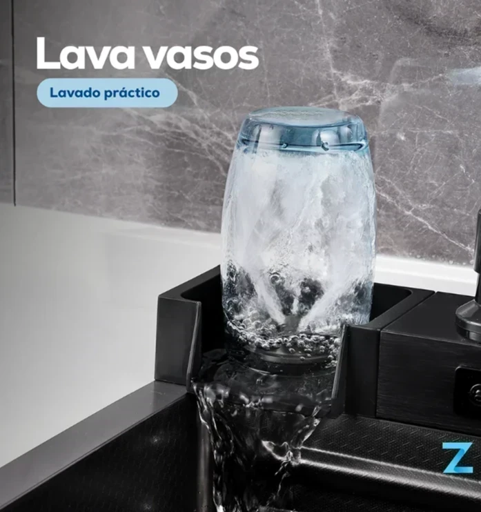 BACHA DE COCINA CON SET DE GRIFERIA INTELIGENTE 4