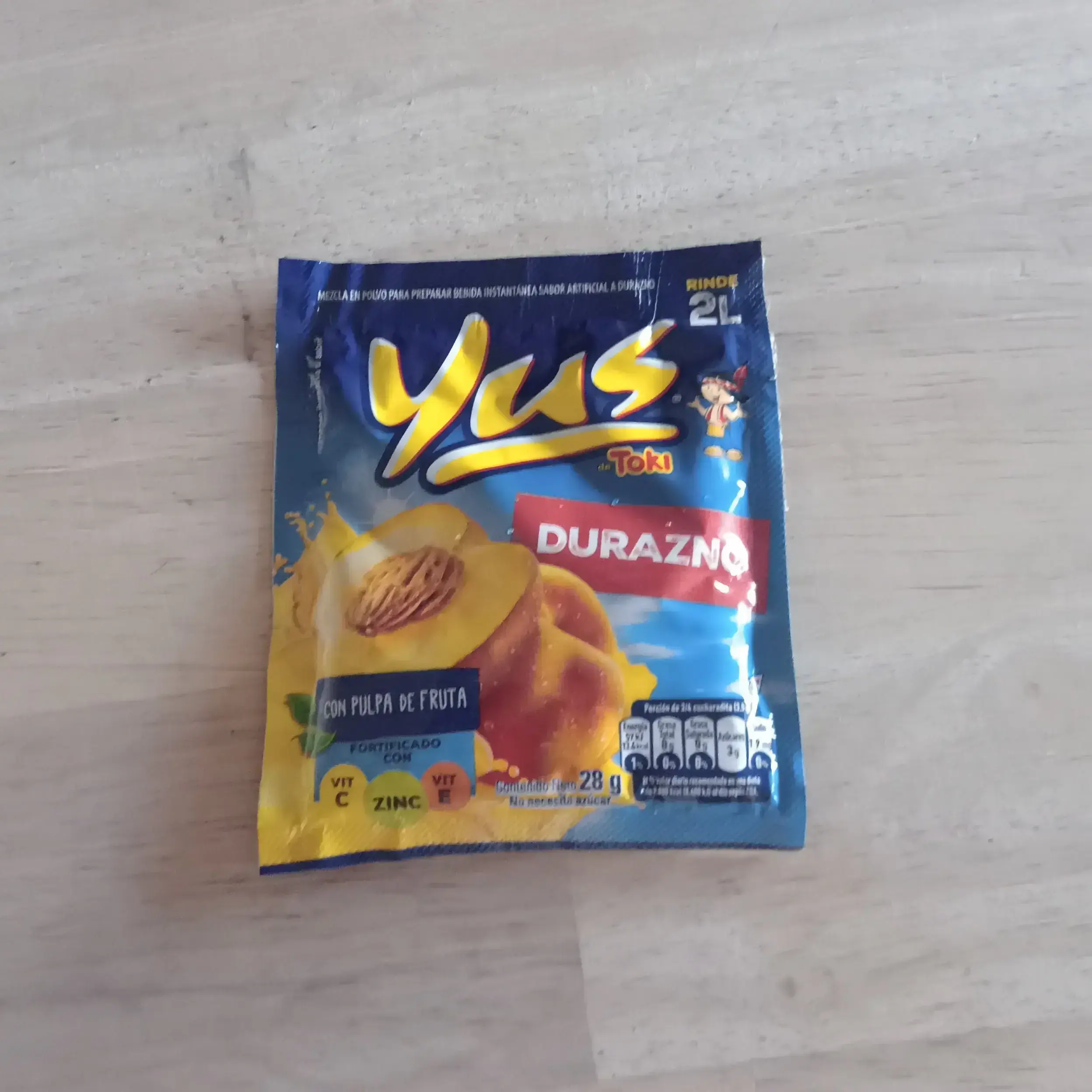Yus Toki Durazno 28 g