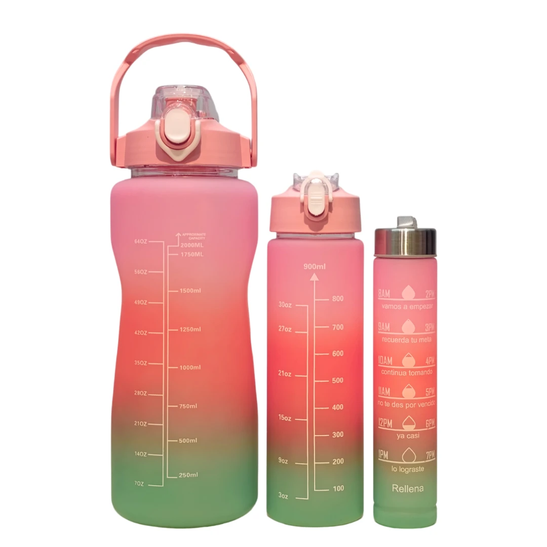 Botellas Motivacionales x3 Set1