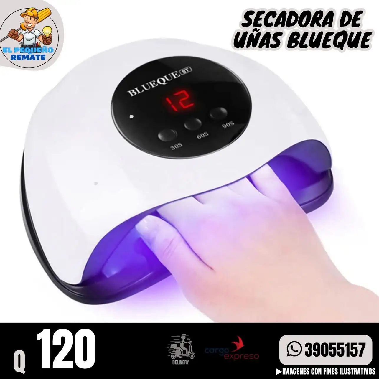 SECADORA DE UÑAS BLUEQUE