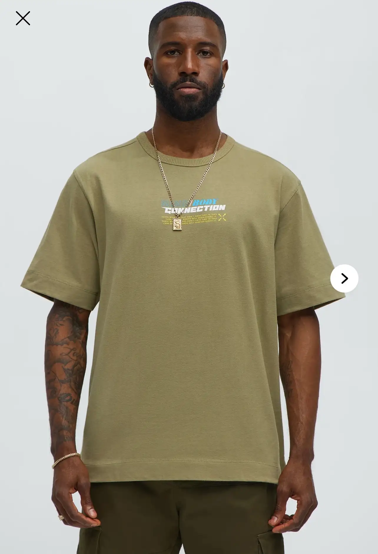 Oversized Short Sleeve Tee - Size S y M