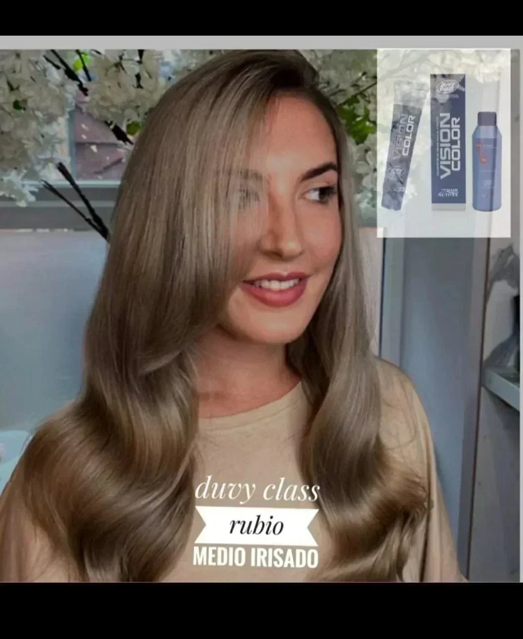 duvy class tinte 7.17 rubio medio irisado