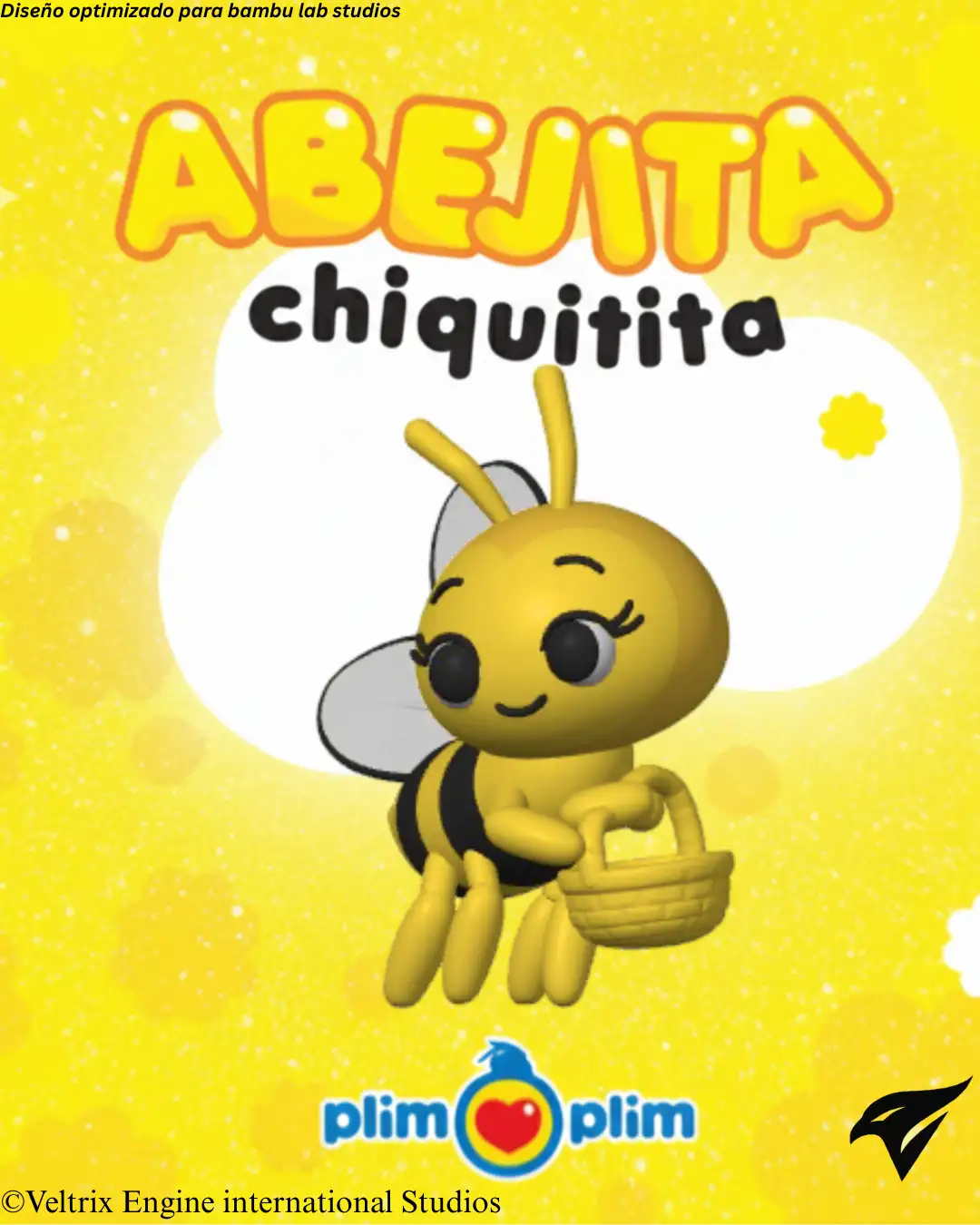 Abejita chiquitita -Aams version and Stl - Payasito plim plim  3