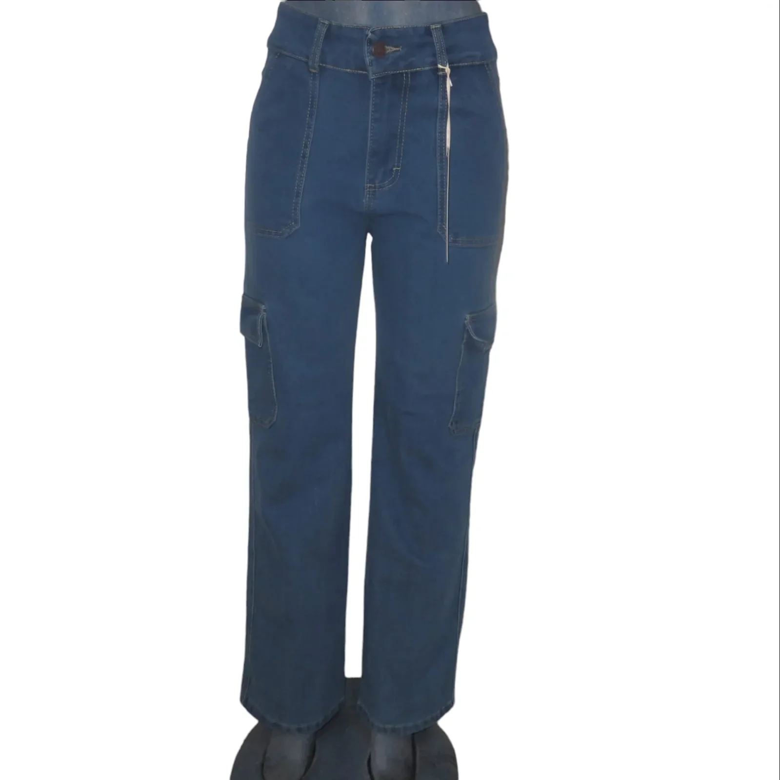 Jeans recto azul claro