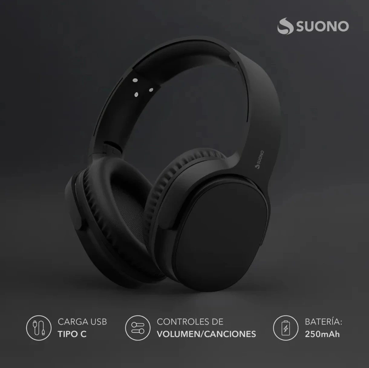 Auriculares vincha Suono elegir color  2