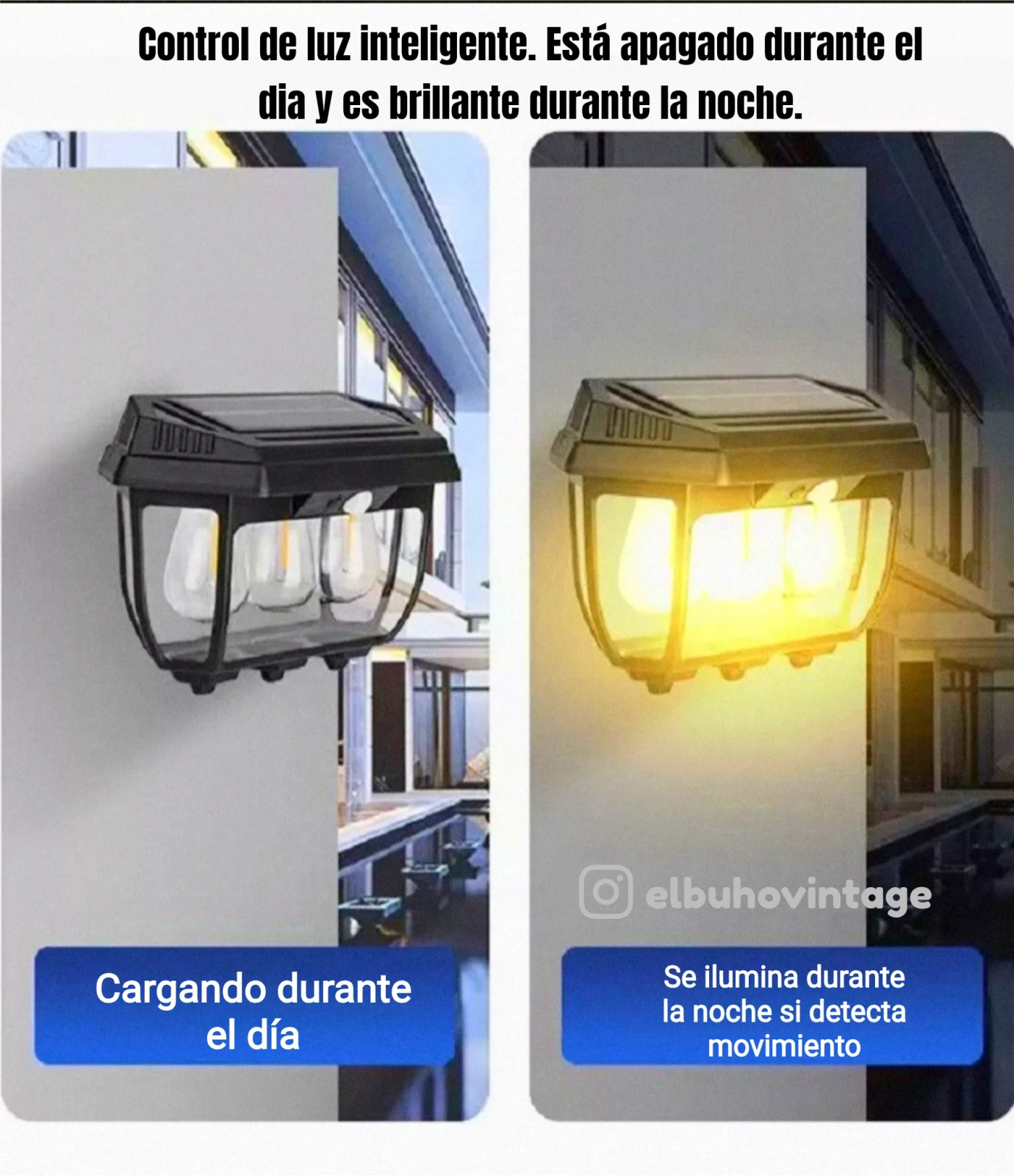 Aplique LED Decorativo Solar ☀️ 10