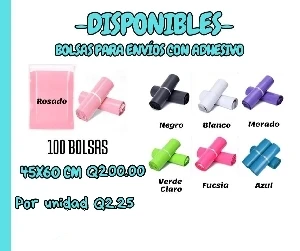 BOLSAS PAEA ENVIOS CON ADHESIVO 45X60CM 100 BOLSAS