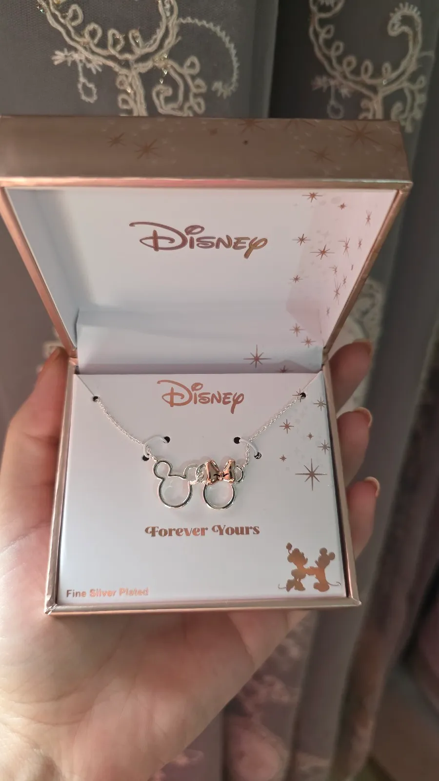 Disney Mickey & Minnie Mouse Two-tone necklace