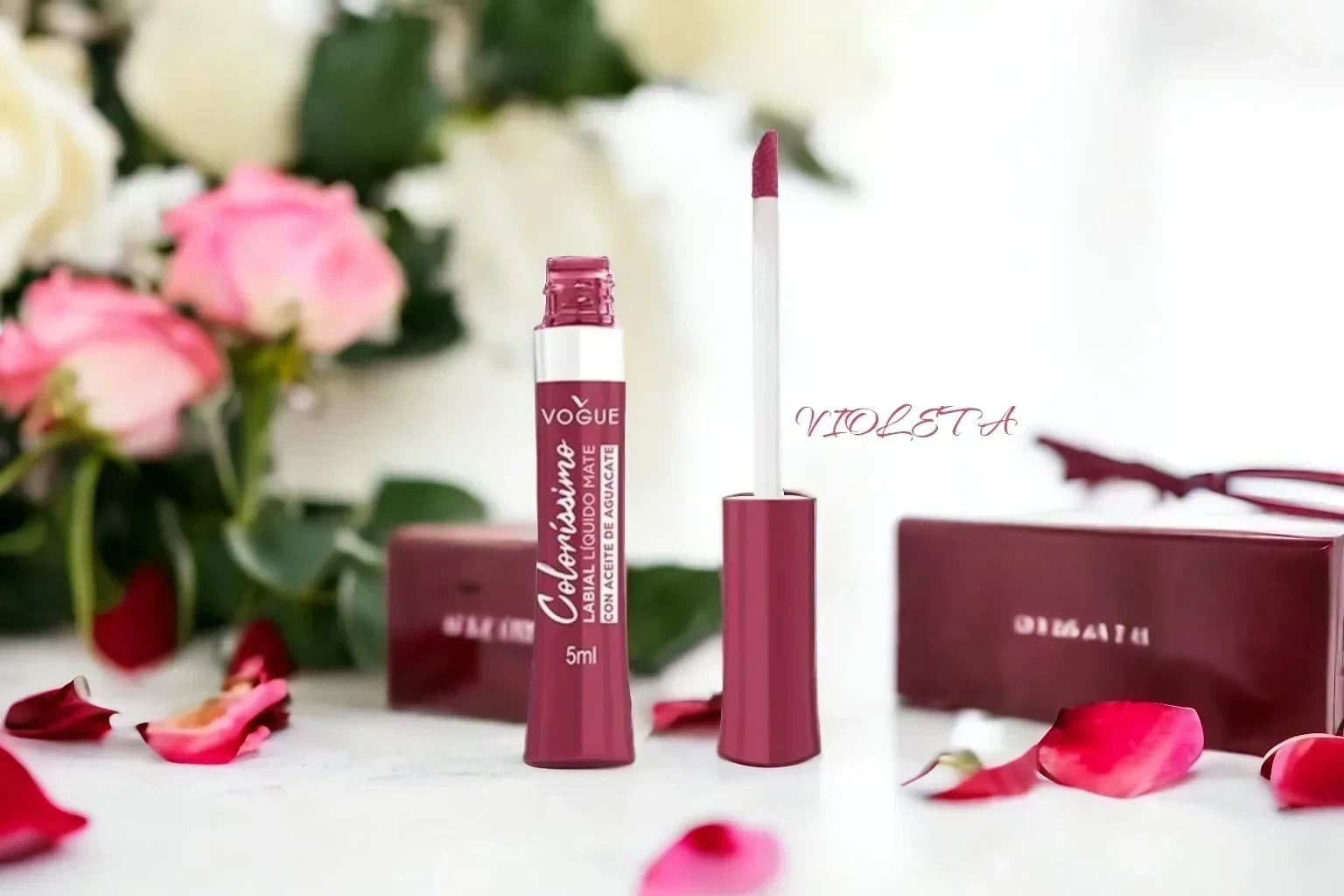 vogue labial colorisimo liquido violeta