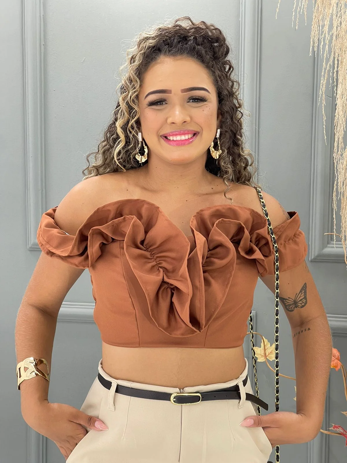 CROPPED BABADO DE LUXO  9