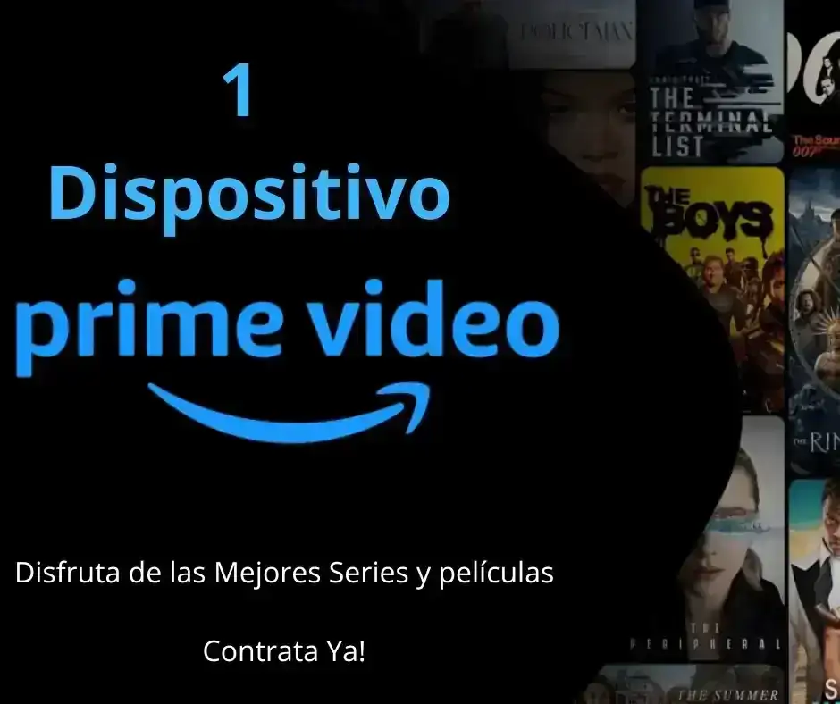 Prime Video 1 Dispositivo por 30 días (Smart Tv, Tv Box, Smart Phone, Tablet, PC)