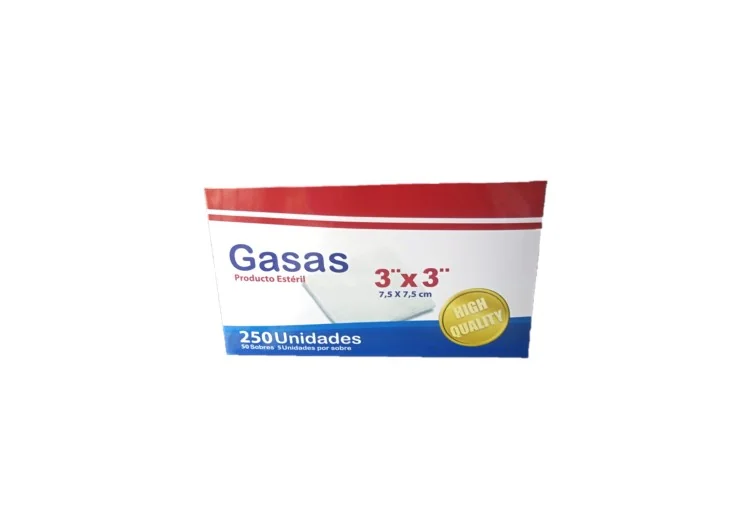 GASA ESTERIL 3X3 X 50 SOBRES DE 5 UNIDADES BEGUT