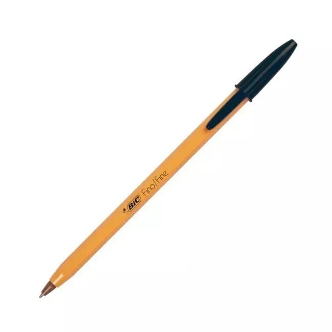 Bolígrafo bic negro punto fino clasica 